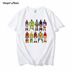 VagaryTees аниме герой Анальная Футболка Топ Harajuku смешная уличная одежда мультяшный стиль мужская футболка хип-хоп