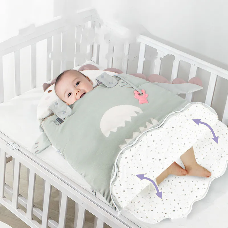 

0-1 year kids baby sleeping bag sack newborn baby sleepsack fall winter cartoon Fawn beast dinosaur Baby stroller sleeping bag