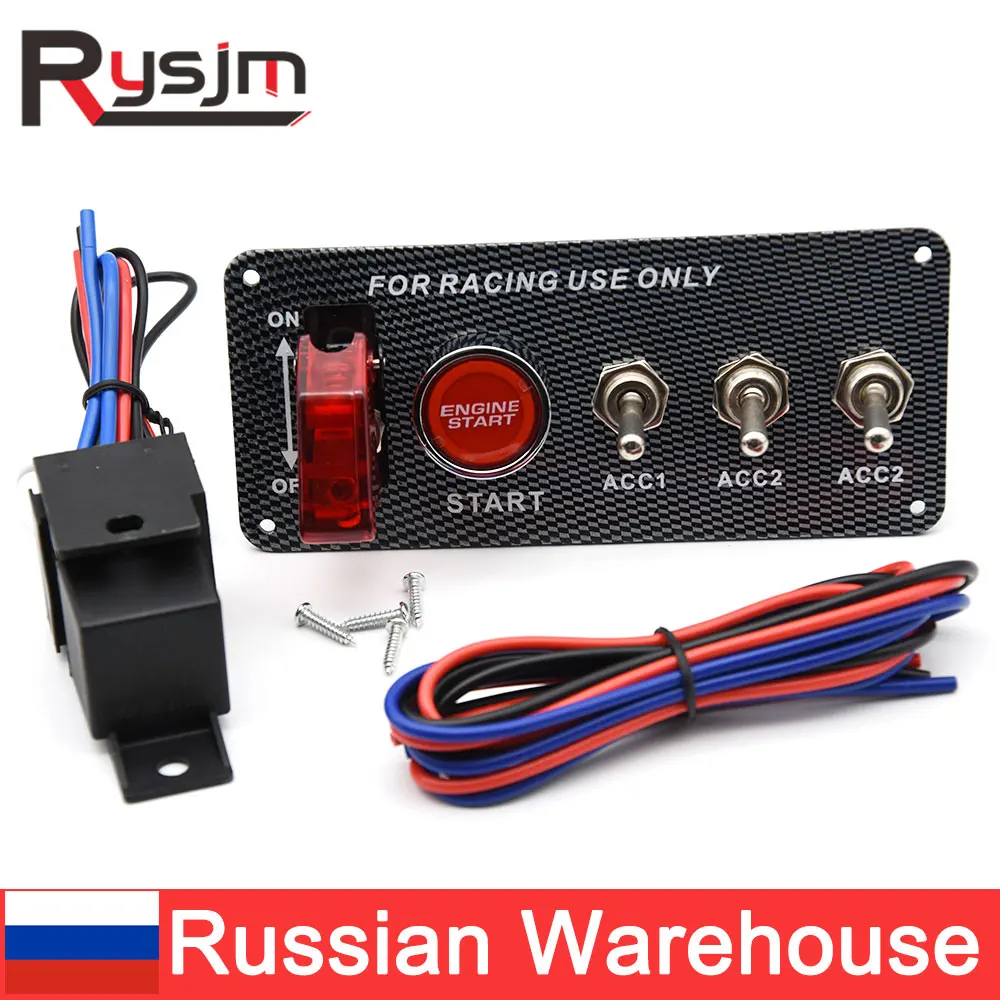 Аксессуары для модификации гоночного автомобиля 12 В СВЕТОДИОДНЫЙ Переключатель
