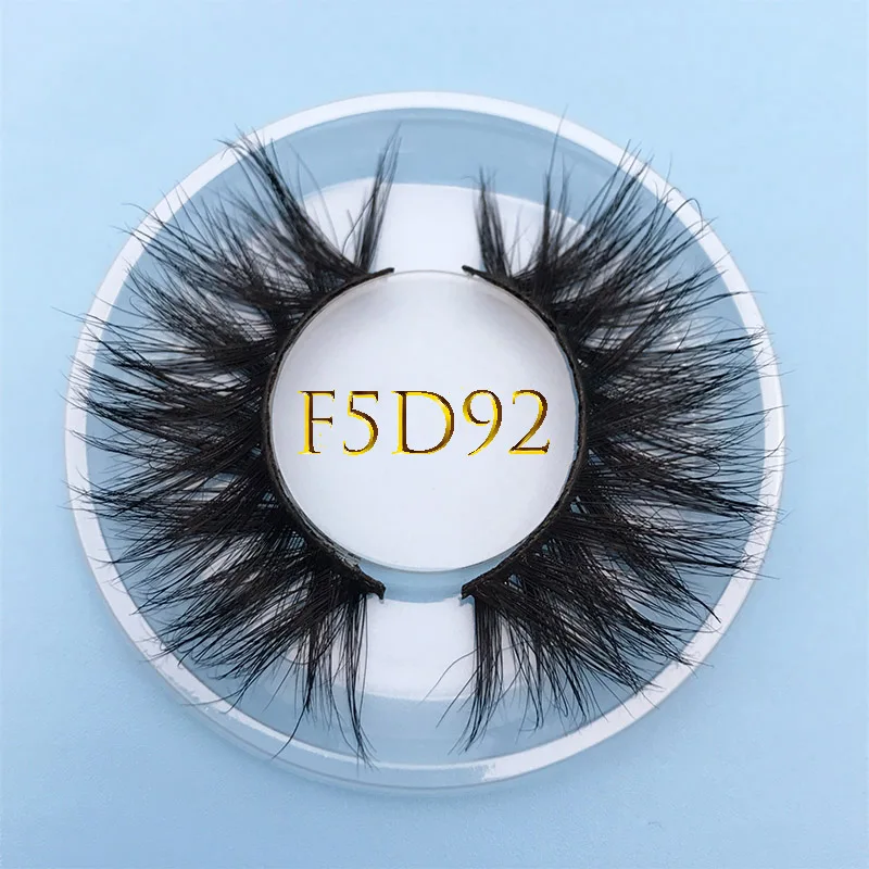 F5D92 Заказная коробка MIKIWI 5D натуральные длинные толстые накладные ресницы 5D94 большой объем норковые ресницы мягкие драматические ресницы крест-накрест - Цвет: F5D92