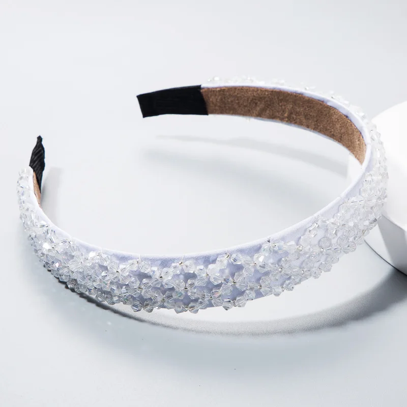 Роскошная обувь с украшением в виде кристаллов плетеные повязки для волос женщин