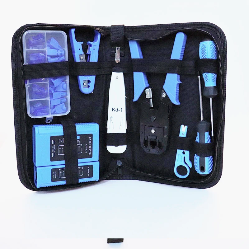 Набор инструментов для ремонта сети 10 шт. набор/наборы тестера кабелей LAN