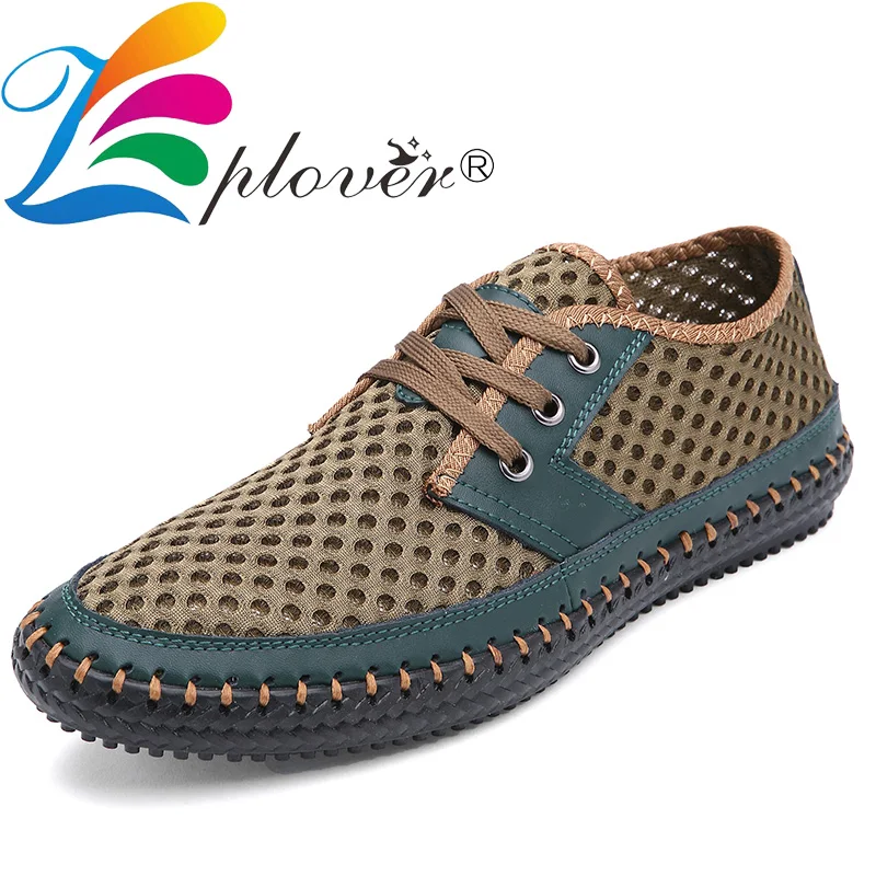 Для мужчин повседневная обувь летние спортивная из сетчатого материала дышащая