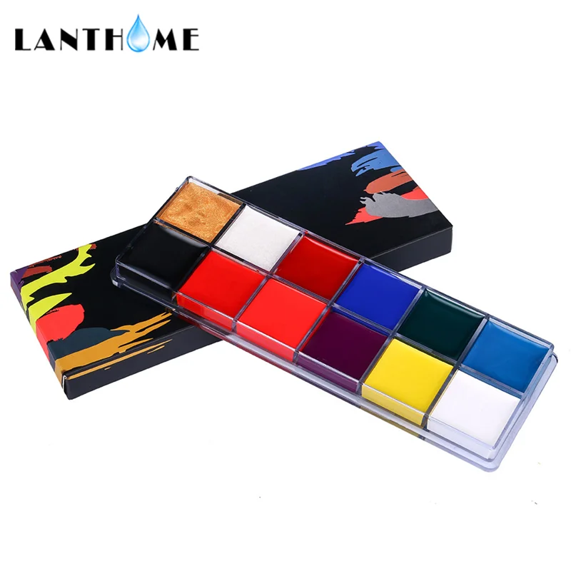 Флэш краска для детей рисование тела фестиваль клоун косплей Хэллоуин флэш