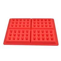 silicone mini waffles biscuit molds cookies cupcake bakewar mold silicone waffle maker baking tray mold for cake chocolate craft