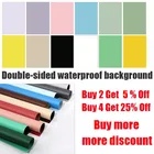 Фон для фотосъемки из бумаги фотофоны morandi 57*87 см двухсторонний однотонный зеленый экран для фотостудии Купите 4 бесплатно 1