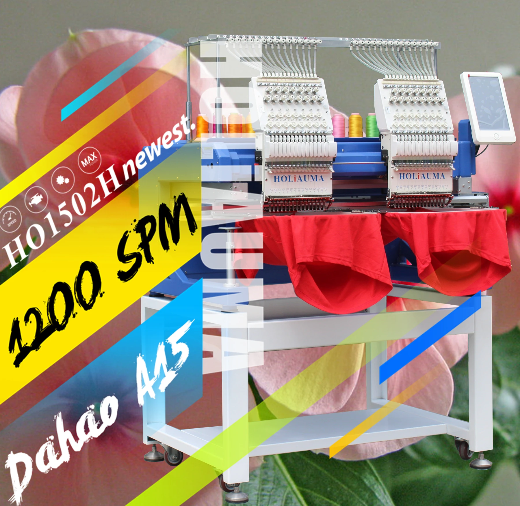 Лидер продаж! Вышивальная Машина для футболок Tajima/Brother Тип 15 Neeldes с двумя