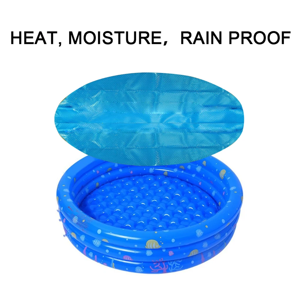 

4/5/6FT Round Swimming Pool Cover Solar Cover Above-Ground Pools Blanket