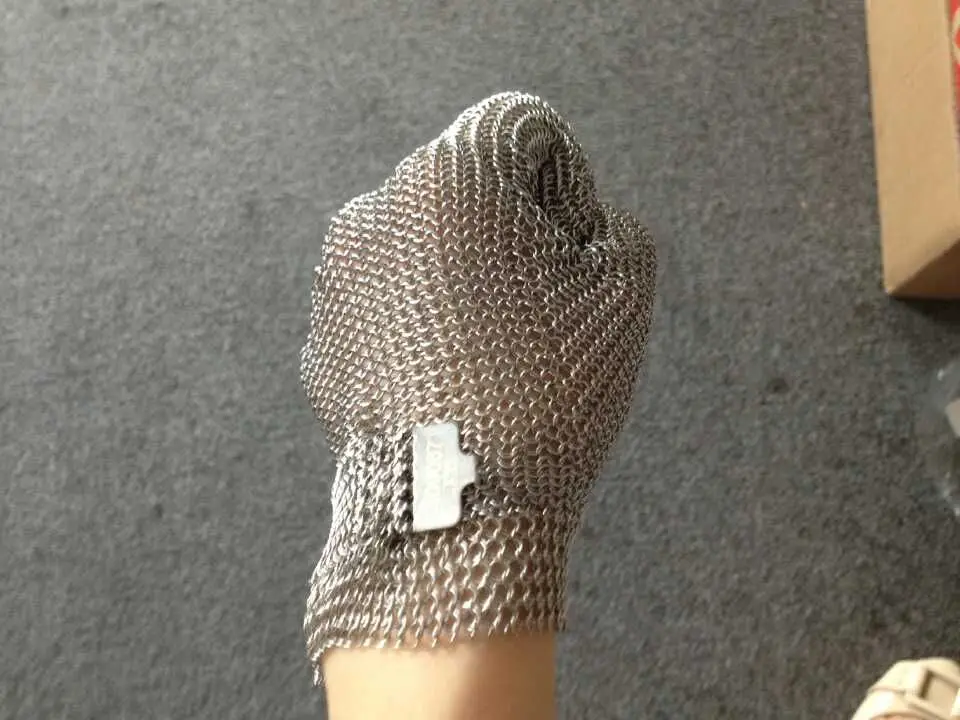 Сетка из нержавеющей стали без ткани Chainmail ПЕРЧАТКИ МЯСНИКА размеры от XXS до