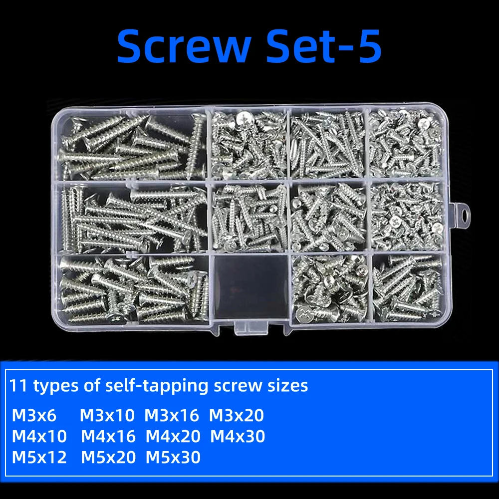 Метрический винтовой станок оцинкованный крестовой винт m2-m5 круглая головка