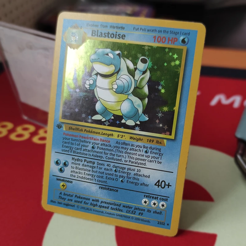 10 шт. + 1 Новый 1996 лет DIY Pokemon флэш карты Чаризард Blastoise Venusaur Ninetales Мьюту запдоса