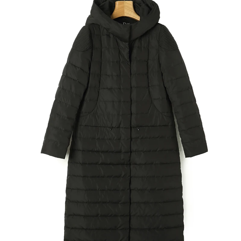 

South Korea cultivate morality show thin white more special offer a clearance coat down jacket female long knee-high