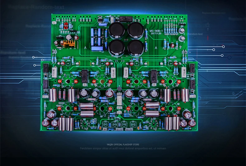 Q-002 новейший Yaqin MS-90B вакуумный ламповый Интегрированный усилитель мощности с Bluetooth входом UL: 55 Вт* 2 TL: 28 Вт* 2 KT88EH* 4