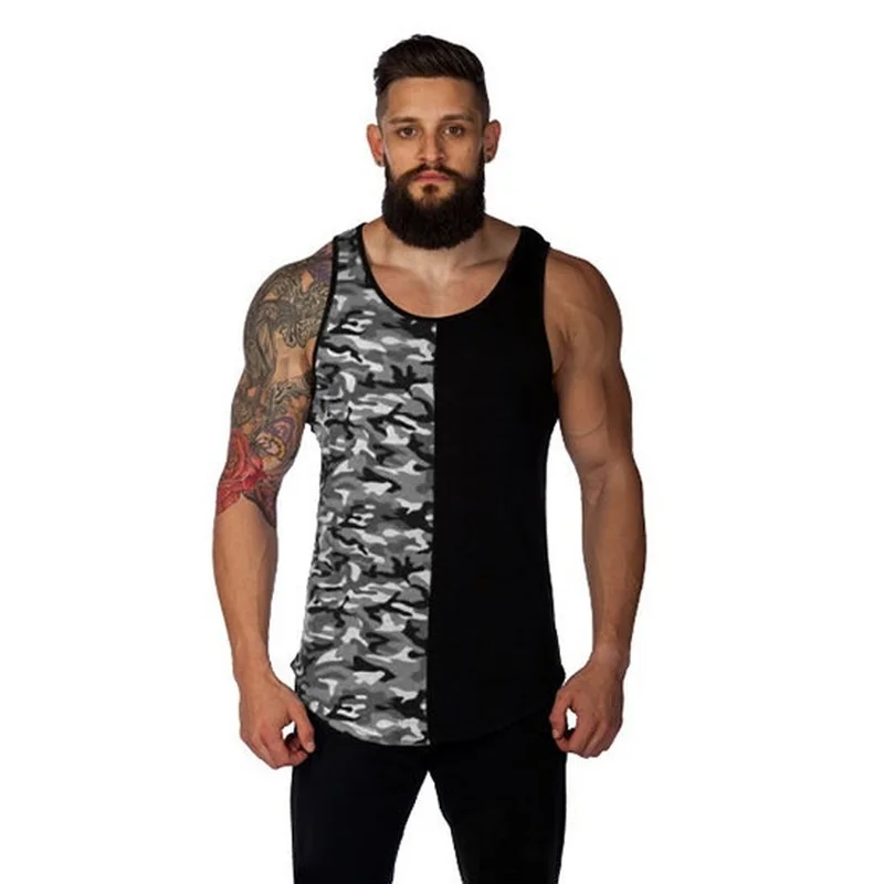 Одежда для фитнеса мужские топы на бретелях модная строчка мужская одежда 2020