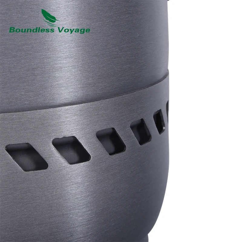 Система приготовления пищи Boundless Voyage с Теплообменной кастрюлей ветрозащитная
