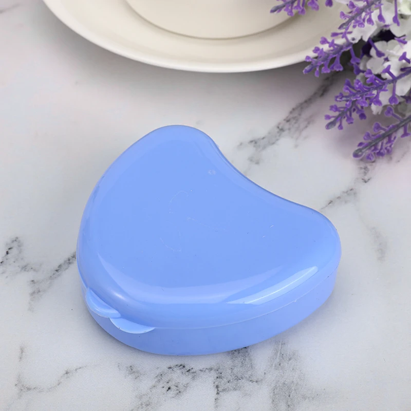 Чехол для зубных протезов в форме сердца держатель чехол хранения футляр ванной