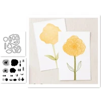 2021 metal cutting dies and stamps stencils for card making scrapbooking diy album paper cards 2021new flower dies cut