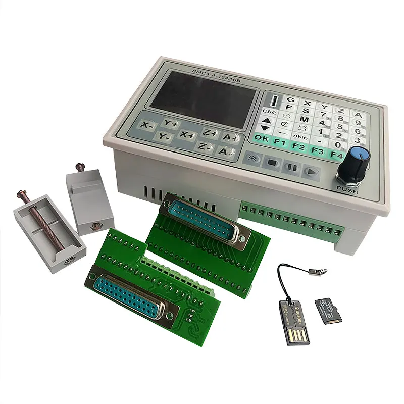 CNC 5/4 Axis Offline Mach3 USB контроллер SMC5 5 N 500 кГц g код 7 дюймовый большой экран + 6 осевой
