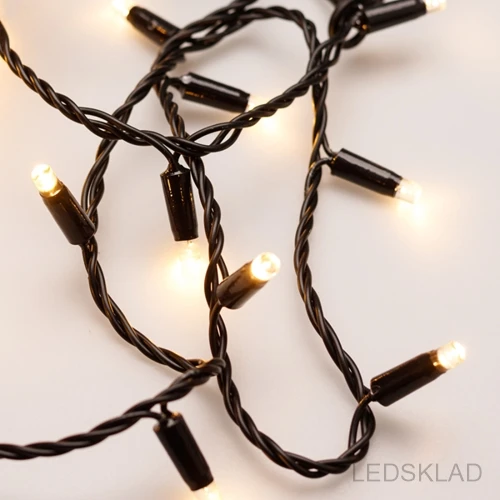 025824 Светодиодная гирлянда ARD STRING PRO 10000 BLACK 100LED STD WARM (230V 7W) (ARDCL IP65) 1шт. Arlight|Новизна