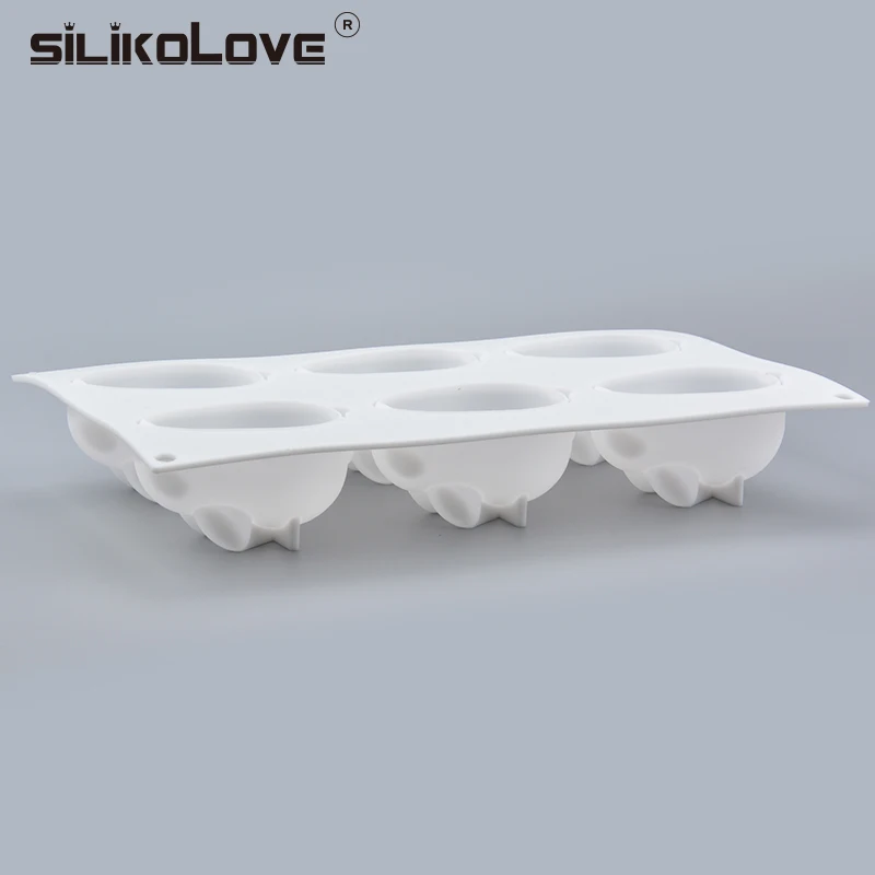 Силиконовая форма в виде пасхального кролика 3D для выпечки французского