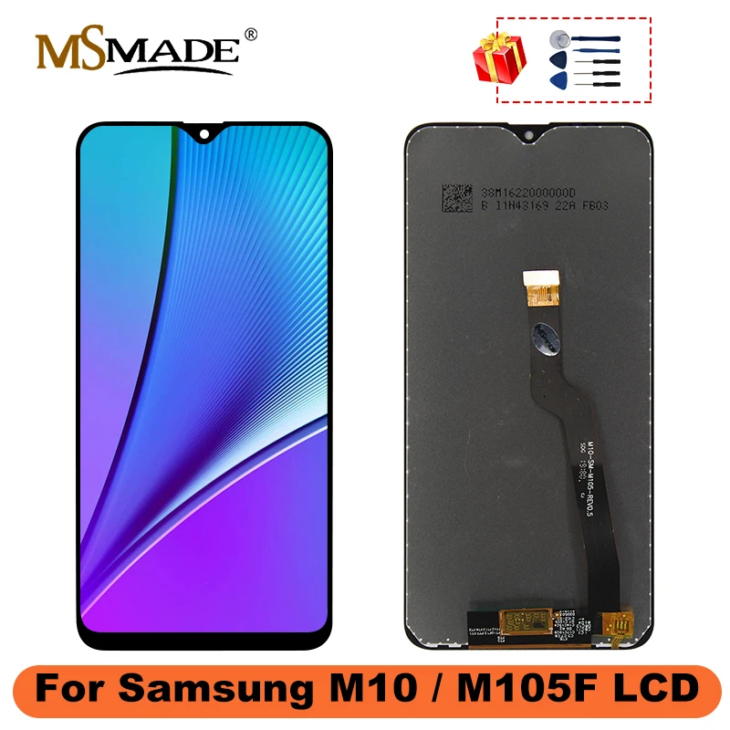 Жк дисплей 6 2 дюйма для Samsung Galaxy M10 M105 M105F сменный сенсорный экран с цифровым
