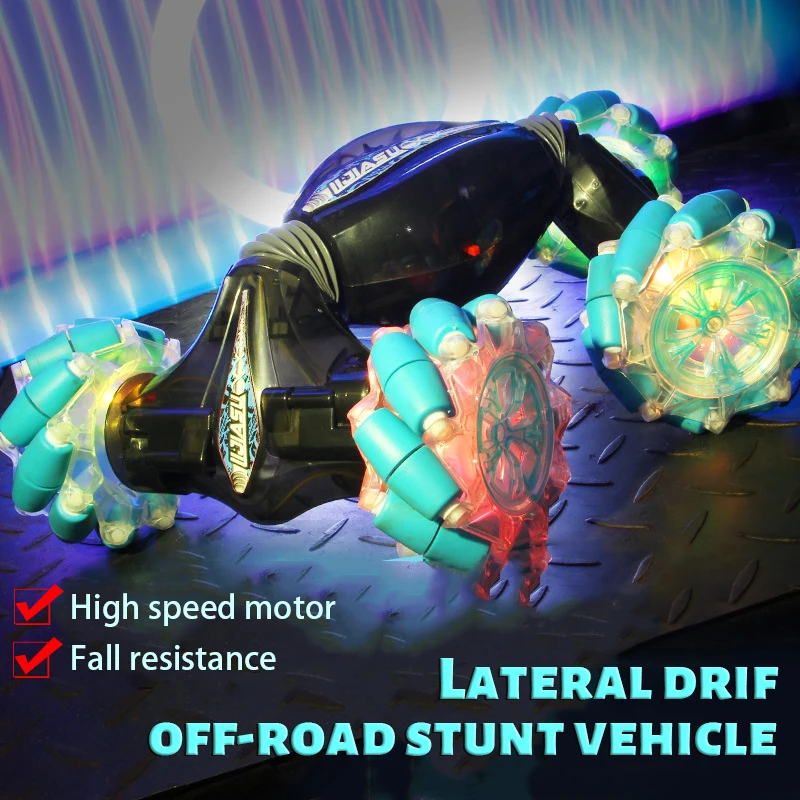 Полноприводный Радиоуправляемый трюковый автомобиль часы с управлением жестами