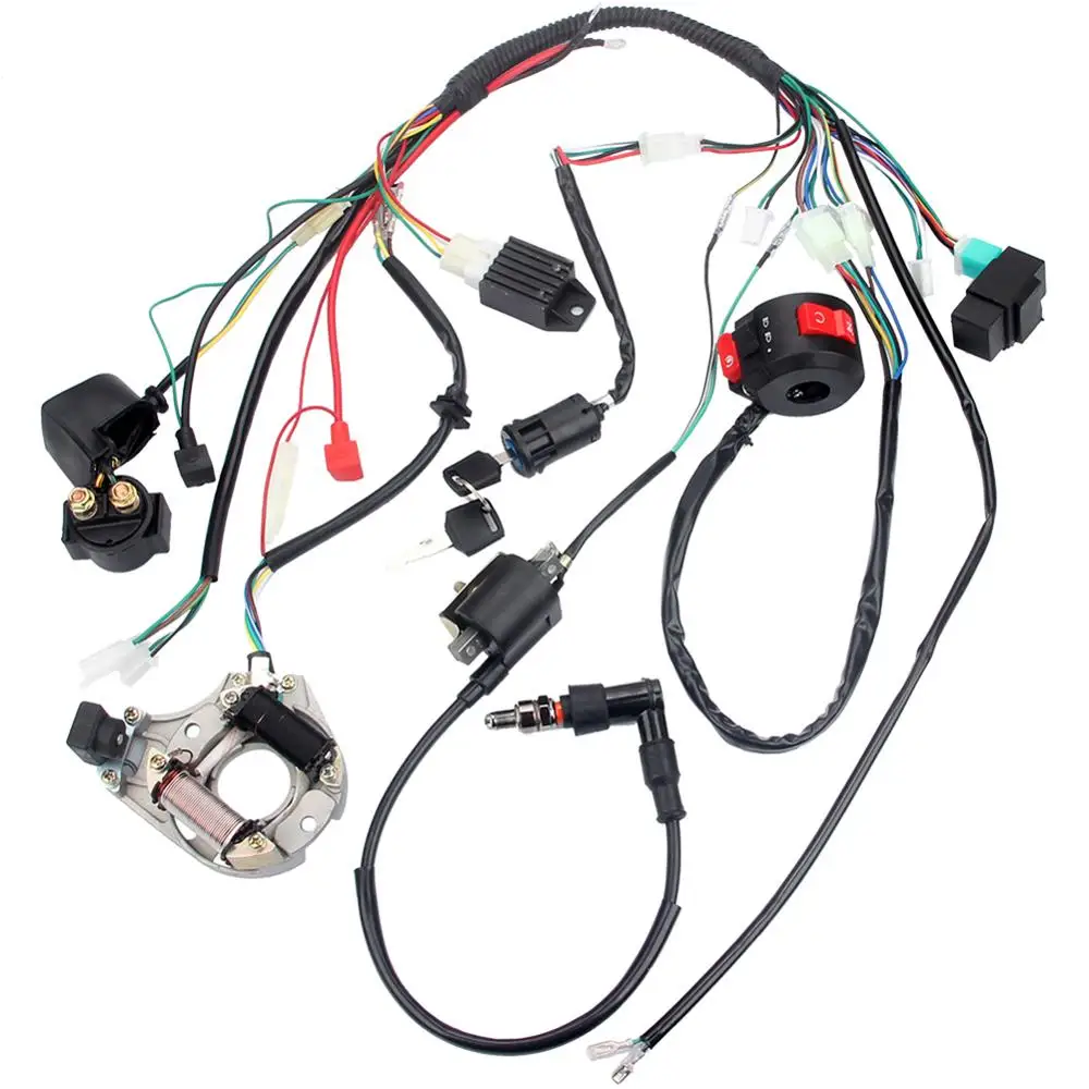 Жгут электропроводки CDI статор 6 катушек для мотоциклов ATV Quad Pit Bike 50 70 90 110 125cc 1