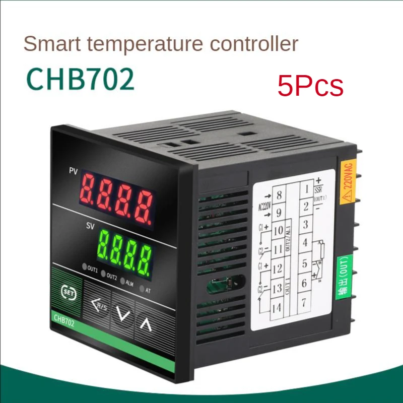 

5pcs chb702 intelligent liquid crystal temperature controller SSR adjustable temperature controller switch