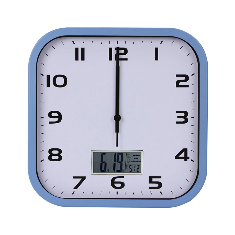 

MAX HOME Silent Glowing Decorative Wall Clock Modern Home Decor Living Room Needle Round Wall Clock Hot Sale