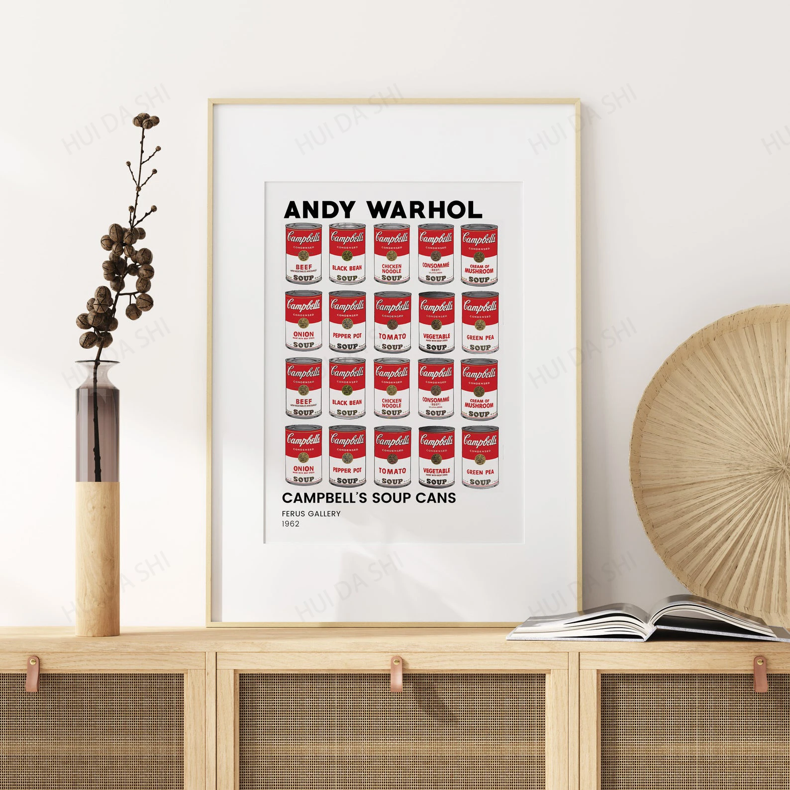 Энди Уорхол холщовая печать постер уорхолл суп Кэмпбелл канистры Warhol поп-арт