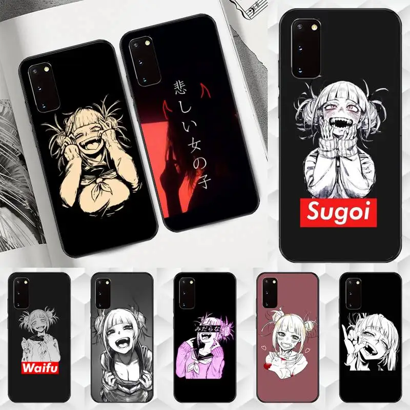 

Himiko Toga Boku No Hero Academia Anime Phone Case For Xiaomi Redmi Note10 Note9 Note8 5A 7 6 8 4 6 S PRO MAX Fundas Cover