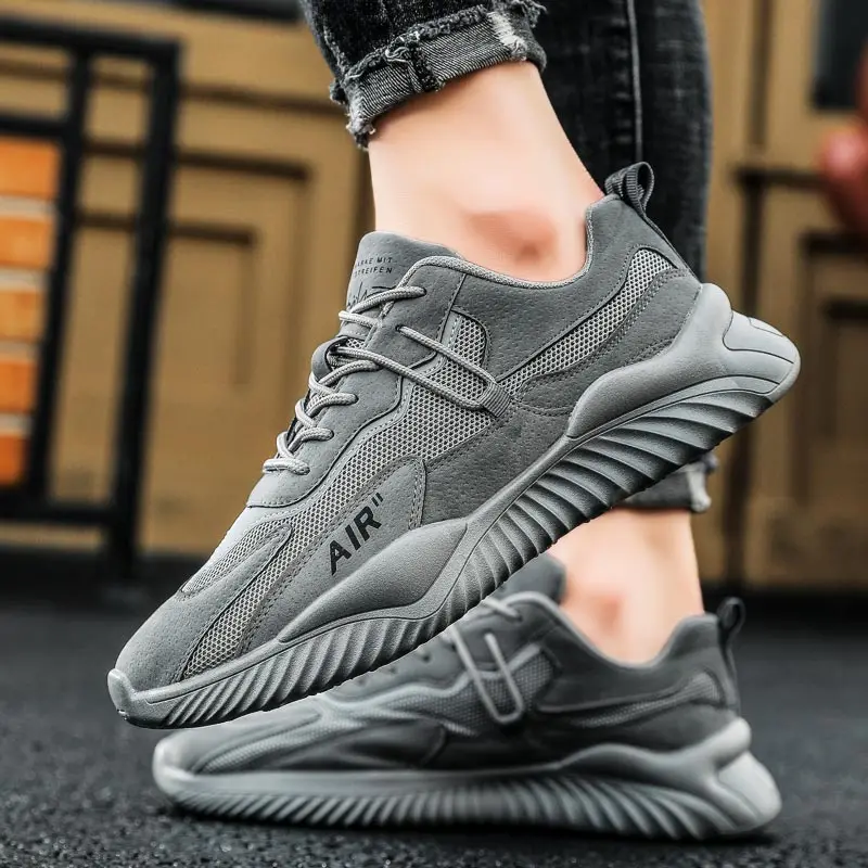 

Anti-Slip White Sneakers Man Leisure Sport Shoes Men Casual Tennis Running Shoes Flat Sports Man Sneakers Tennis