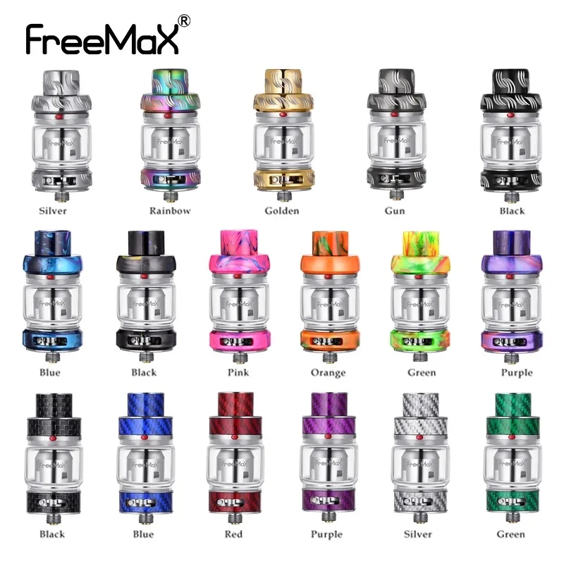 Оригинальный атомайзер Freemax Mesh Pro Subohm Metal 5 мл бак для вейпа из углеродного волокна