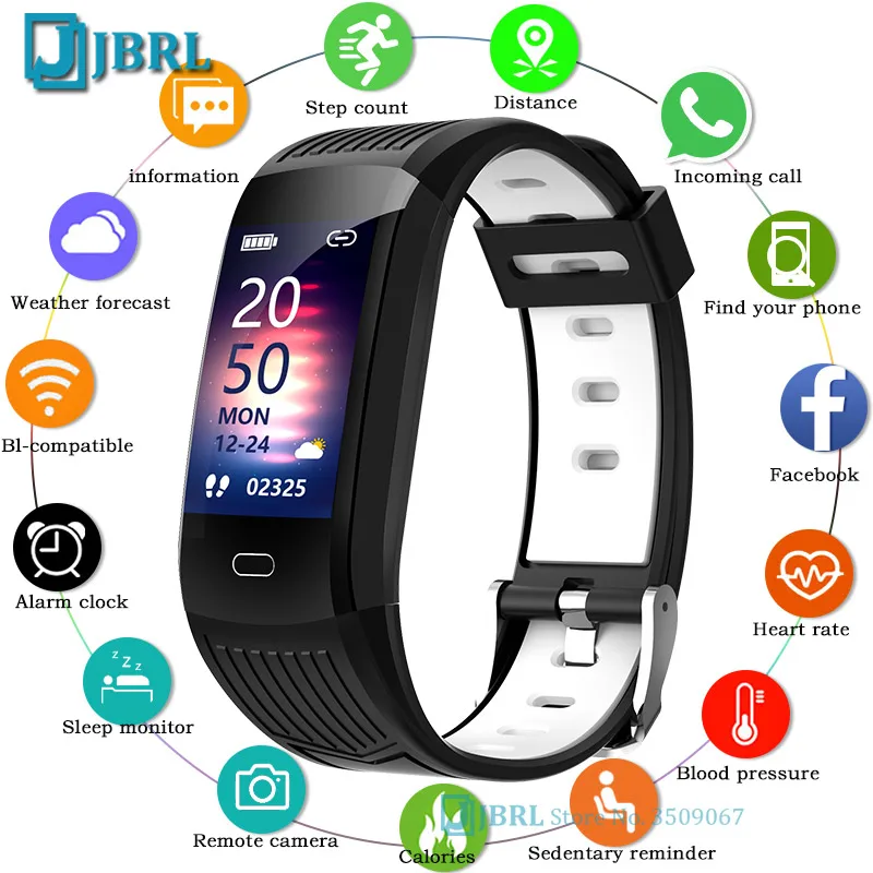 

Смарт-часы унисекс с фитнес-трекером, пульсометром, водонепроницаемые