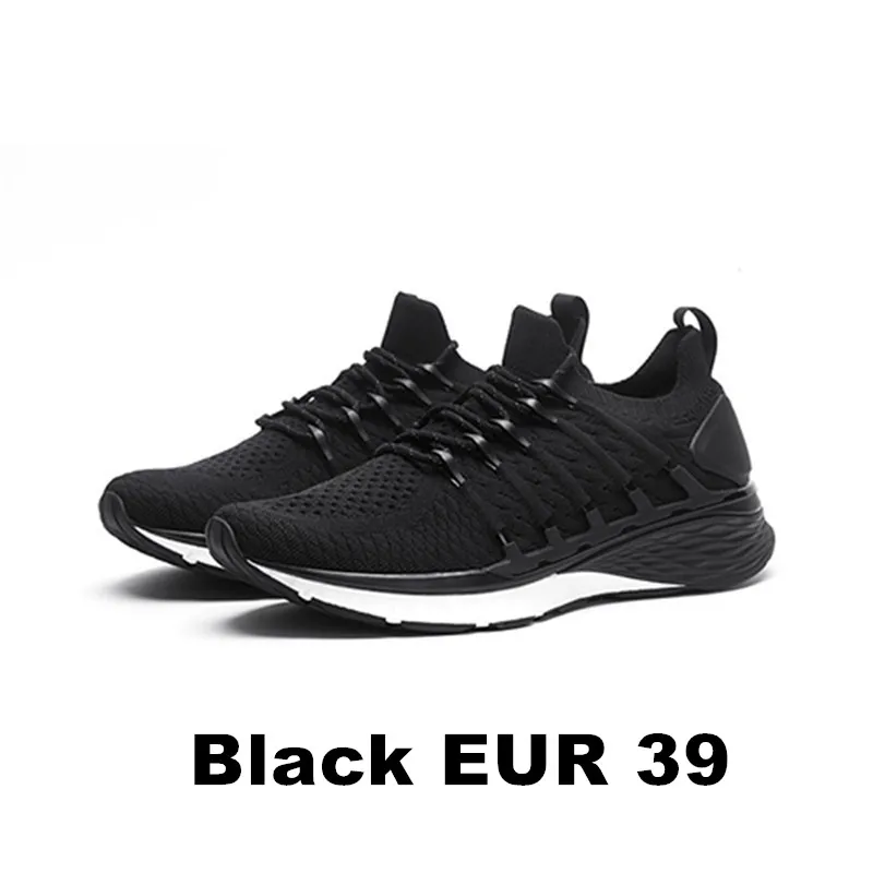 Black EUR 39 Оригинальные Xiaomi mi jia Sneaker 3 Shoes 3th мужские спортивные кроссовки для бега Новинка Uni-Moulding 2,0 удобные и Нескользящие - Цвет: Black EUR 39