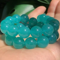 aaa natural stone malachite green chalcedony jades beads mineral loose spacer beads for jewelry making diy bracelet necklace