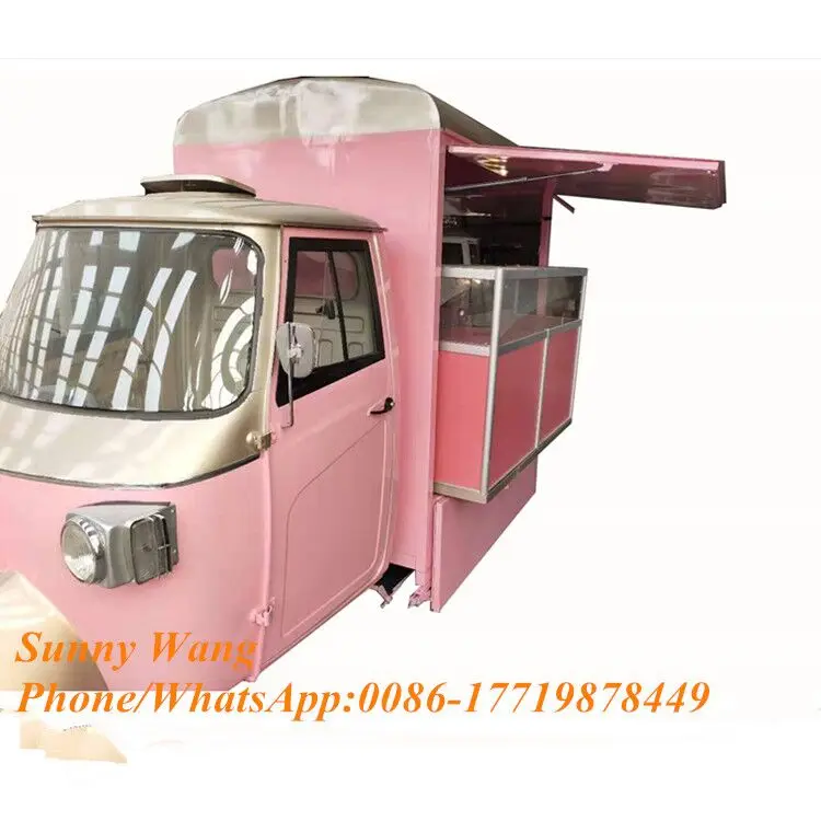 Электрический передвижной пищевой грузовик для продажи тележка/Трейлер Tuk Ape