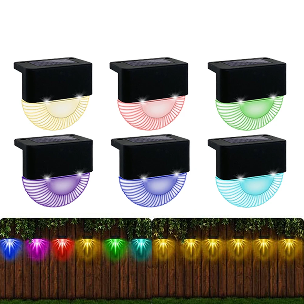 

Solar Lights Solar Step Lights Outdoor Waterproof Led Solar Power Garden Light Lamp decoration for Patio Stair Garden Yard Fence