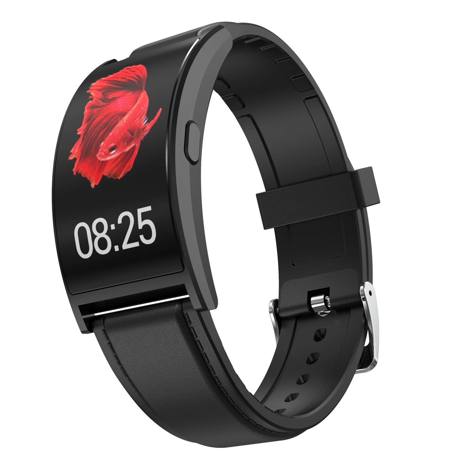 

Foldable flexible display multifunctional sports pedometer bracelet with curved mobile phone smart watch