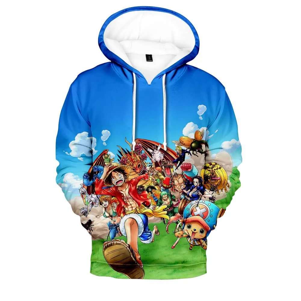 

2021 Anime 3D Print One piece Men Women Kids Hoodies Sweatshirts Popular Spring Autumn Game Sportswear Cartoon Clothes Oversized