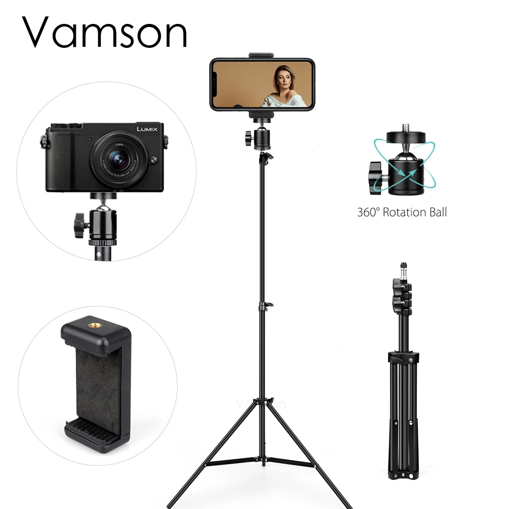Штатив для телефона Vamson камера мобильного монопод штатив фотокамеры Gopro
