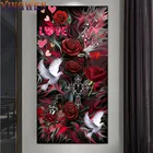 Алмазная живопись Стразы с голубьими крестиками, картина с цветами, Набор для вышивки пар, готический домашний декор, сделай сам, 5D