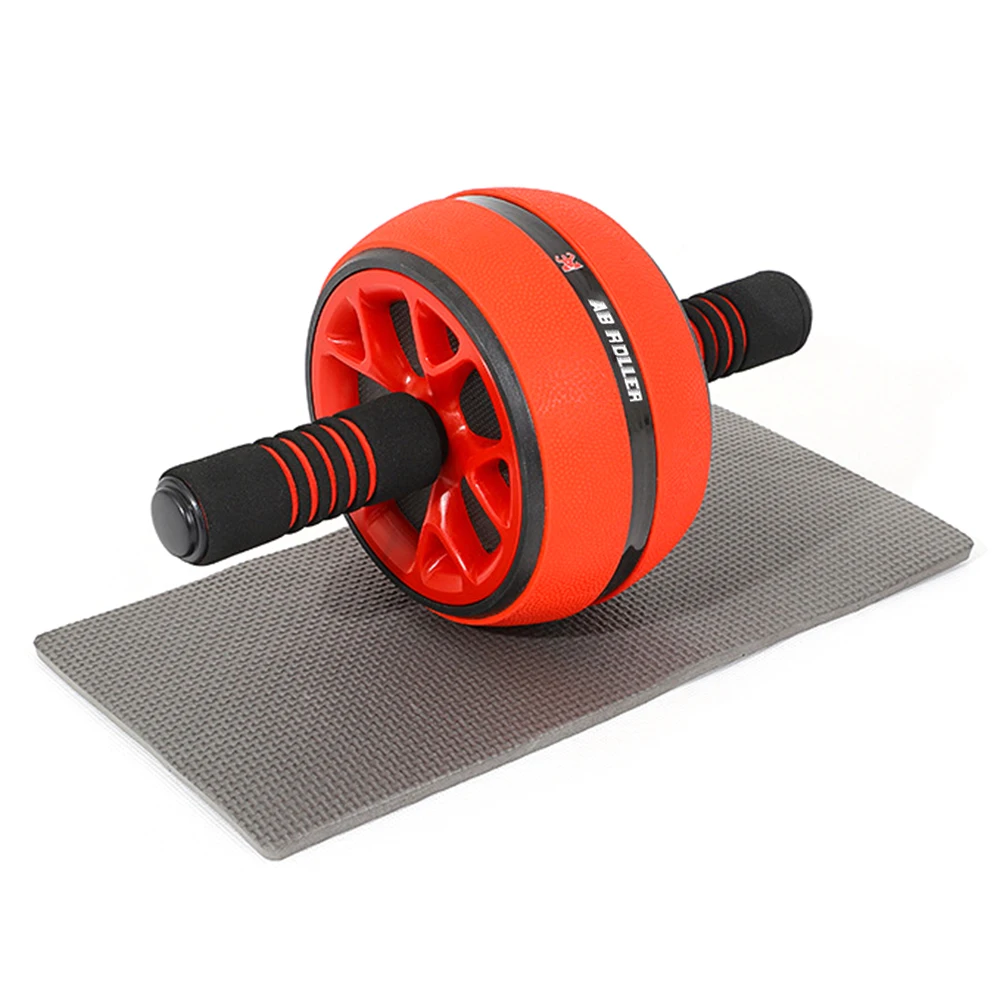 

No Noise Abdominal Wheel Ab Roller with Mat For Exercise Fitness Equipment Accessories Body Building