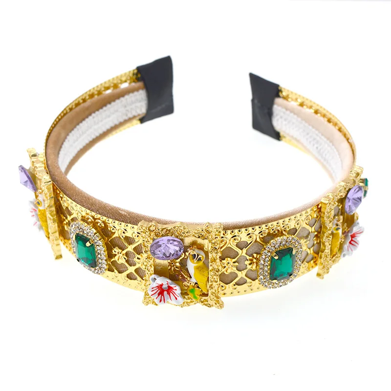 Повязка на голову с жемчужинами в стиле барокко | Украшения для волос