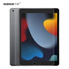 HD устойчивое к царапинам закаленное стекло для защиты экрана для iPad 9 10,2 Новинка iPad 2021 Бесплатные пузырьки фитинг стекло