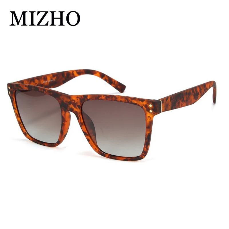 

MIZHO 2020 Black Plastic Square Polaroid Sunglasses Women Brand Designer Sexy Ladies Vintage Gradient Glasses Driving Shades