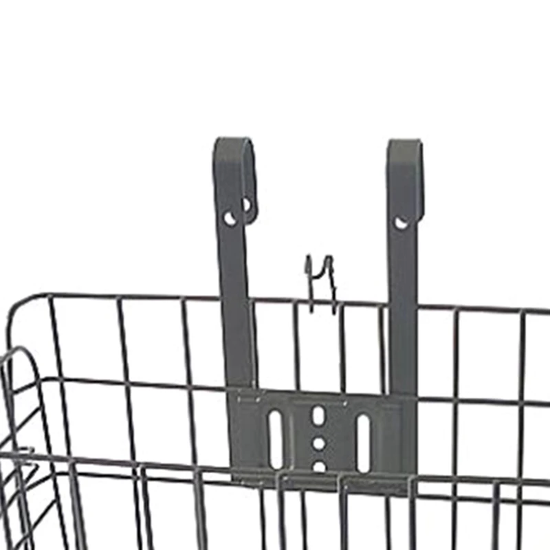 

Foldable Black Wire Basket Mountain Bike Front Bag Rear Hanging Basket Foldable Bicycle Basket