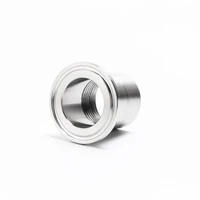 dn32 dn50 bspt female thread 304 stainless steel sanitary ferrule pipe fitting for homebrew fit tri clamp