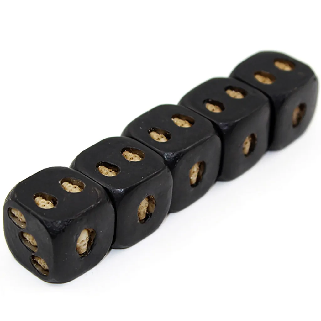 5pcs/set Creative Skull Bones Dice Six Sided Skeleton For Club Pub Party Game Toys Resin Children Adults #C | Дом и сад