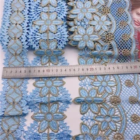 16colors in stock wholesale new polyester venise lace suit african lace for wedding diy crafted